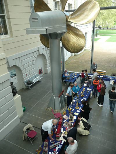 A general view of our stand at the National Maritime Museum’s 1930s Festival on 1st May 2010