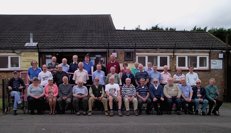 Our members outside Falconwood Community Centre, taken at our 40th anniversary meeting on 18th June 2016