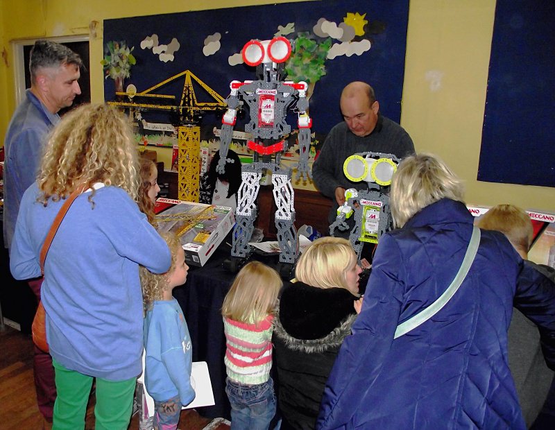 Ralph Laughton manning the Meccano stand