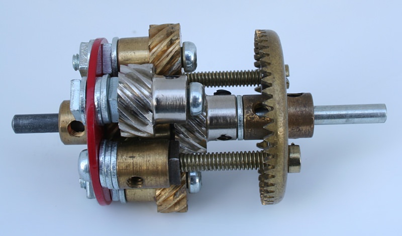 Figure 11.1: Meccano open helical geared differential
