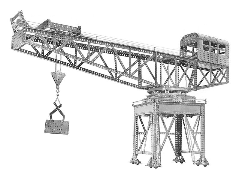 This fine Block Setting Crane would normally require at least three motors with six wires needing to pass into the rotating superstructure without binding. With DCC multiple motors can be controlled via just one wire!