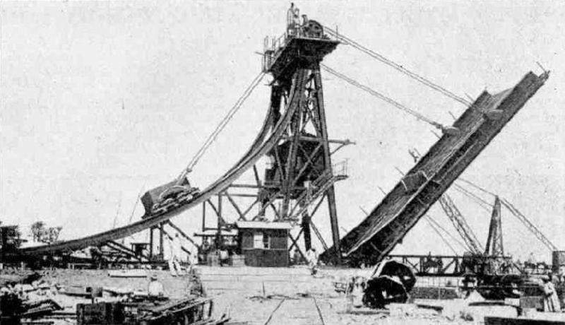 A photo of the bridge from page 307 of the June 1938 issue of <em>Meccano Magazine</em> used for scaling the bridge proportions